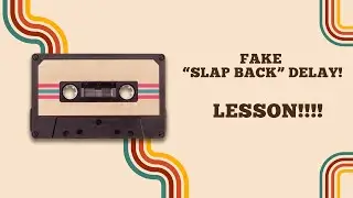 Electric Guitar Trick: Slap Back Delay Without Effects FREE LESSON!