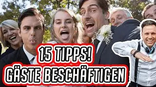 Hochzeitsg&auml;ste besch&auml;ftigen: 15 Tipps um diese zu unterhalten!