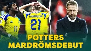 Storf&ouml;rlust i Graham Potters landslagsdebut | En halvlek med Ax&eacute;n | Fabbes helg i M&ouml;rrum