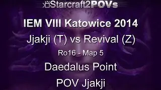 SC2 HotS - IEM VIII Katowice 2014 - Jjakji vs Revival - Ro16 - Map 5 - Daedalus Point - Jjakji