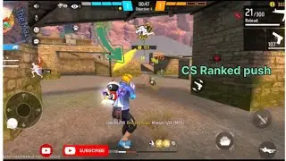 CS Ranked push One Garena free fire ll Ram playing 😎😱