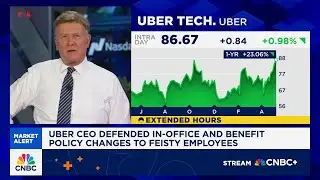 Uber CEO defends in-office and benefit policy changes to feisty employees