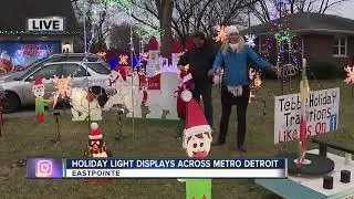Amazing holiday light displays across metro Detroit