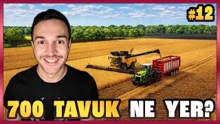 TAVUK ÇİFTLİĞİNDE 700 TAVUK NE KADAR YER..? 🐔💰 | FS25 Mega #12