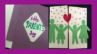 Activity on National parents Day(27 July)|Parents card idea|Beautiful Parents Day Greeting Card