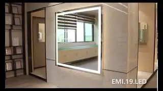 China biggest showroom - LED lighted mirror