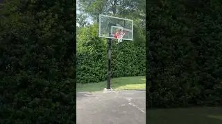 Hoop Upgraded to 72&rdquo; Goalsetter #basketball #hoops #goalsetter #upgrade #construction