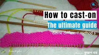 2.Basic #knitting learning-2 #Castonmethod How to cast on. part 1 &lrm;@Kurush @ranna-batiskitchen