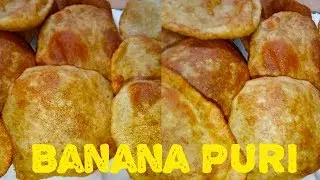 Sweet banana puri recipe without sugar
