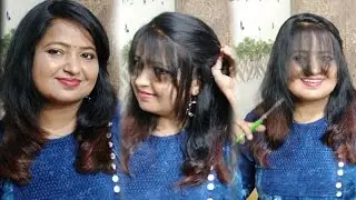 कैसे बनाए अपने आप को beautiful and smart Self haircut के तरीके से || ponytail self haircut ( Hindi )