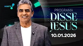 PROGRAMA DISSE JESUS - 10/01/2026 #redetv  #tvbrasilia