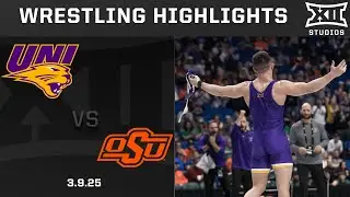 Wyatt Voelker vs. Luke Surber (197 lbs) | 2025 Big 12 Wrestling Championship Highlights