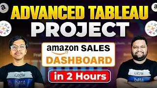 Complete TABLEAU Project in 2 Hours🔥Amazon Sales Dashboard | Full Tutorial