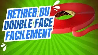Comment enlever du scotch adh&eacute;sif double face 3M facilement !