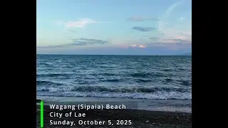 🌅 Вечернее волшебство на пляже Ваганг (Сипая), Лаэ &mdash; вид с воздуха с DJI Mini 4 Pro | Видео с дро...