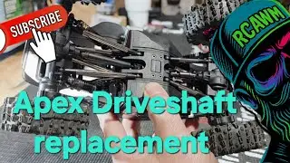 Установка металлического карданного вала Redcat Ascent 18 Apex.