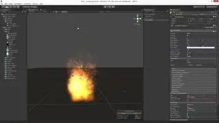 unity 3D particles  Fire simple  - fire