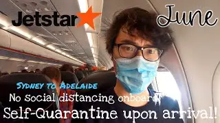 Self-Quarantine upon arrival! Jetstar Sydney to Adelaide Flight Review Travelling during coronavirus