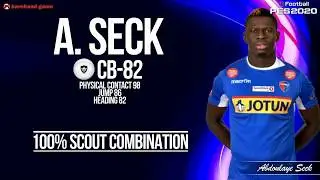 A. Seck - 100% Scout Combination in PES2020