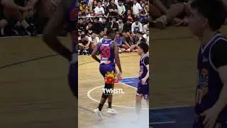 This guy shoots at the logo! #basketball #trend #viralshorts #highlights