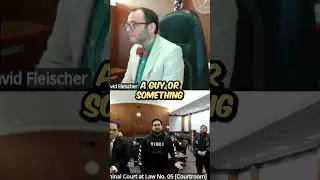 Судья Флейшер критикует ответчика за отказ разговаривать с женщиной-офицером службы пробации!