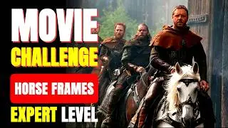 🎬 INSANE Movie Challenge: Name 105 Films From ONE FRAME With Character and Horse! 🐴