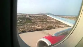 Czech Airlines Airbus A319 landing at Karpathos