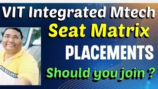 VIT Integrated m tech choice filling|Vit mtech integrated cutoff|VIT integrated m tech cutoff|result