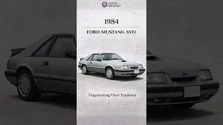 1984 &bull; Ford Mustang SVO - Engineering Over Tradition