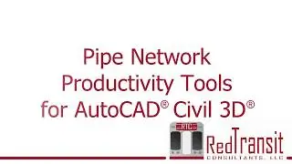 Pipe Network Productivity Tools - Rename Parts