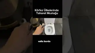 K&ouml;rfez &uuml;lkelerinde taharet musluğu yok🚿🚽