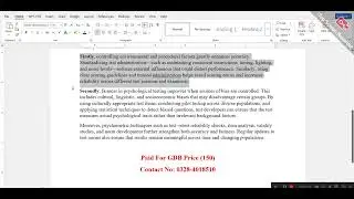 PSY631 GDB No 01 Solution 2025  Solution || BY VU ASSIGNMENT ||