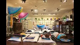 Martha's first Sound Bath in Cochrane at Amaryllis Crystal Garden 2019