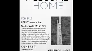 Home for sale 8799 Treasure Avenue, Walkersville, Md 21793