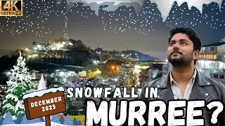 Snowfall in Murree | Islamabad to Murree Road Trip | Murree Tour 4k | 1st Snowfall of 2025 in Murree