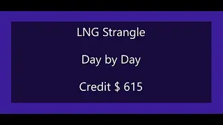 LNG 6 Dec Cheniere Energy Short Strangle