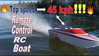 Jet boat | RC ultra fast | 45 KPH top speed  | remote control boat | snack feed