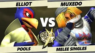 GOML X - Elliot (Falco) Vs. Muxedeo (Sheik) Smash Melee - SSBM
