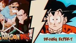 Dragonball Z - Goku Driving worse than vegeta 😂 #dragonball