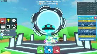 I  reched to the     Tech world in clicker simulator
