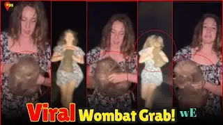Viral Video Sparks Outrage as Biologist Takes Baby Wombat in Australia - WorldEye