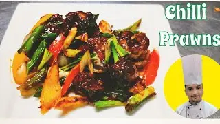chilli prawn recipe | चिली प्रॉन | How To Make Chilli Prawn | Chef Arjun