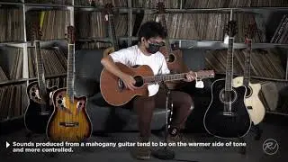 RJ Tone Check: Mahogany Premium Acoustic Guitar