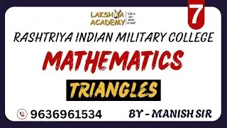 RIMC Exam-Oriented Coaching | Triangle Word Problems & Applications