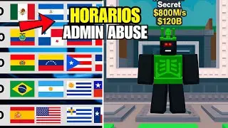 MA&Ntilde;ANA MEGA ADMIN ABUSE *CONFIRMADO* HORARIOS Y NUEVO RITUAL en STEAL A BRAINROT 😱 Roba un Brainrot