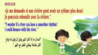 Learn French Through Stories and:La danse de l'eau (Level 0-1) [French-English Subtitle] practice