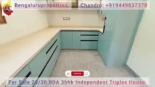 Independent 3bhk house for sale in bangalore