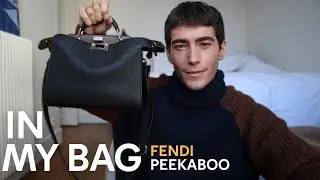 What's in my bag - Fendi Peekaboo iSeeYou edition
