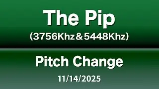 The Pip (3756Khz/5448Khz) 11/14/2025 change to higher pitch