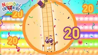 Let's count to 20! | Special Australia Day | Learn to Count 123 | @Numberblocks